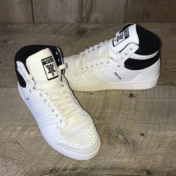 adidas top ten hi snakeskin